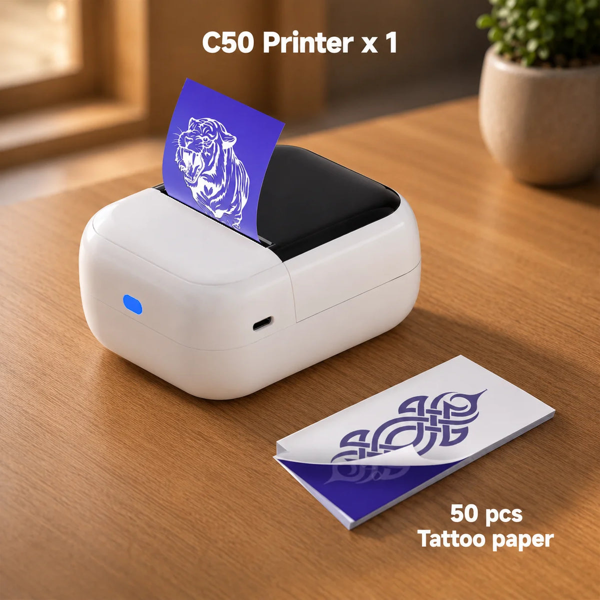 Orico Portable Inkless Tattoo Transfer Printer With Bluetooth Connectivity
