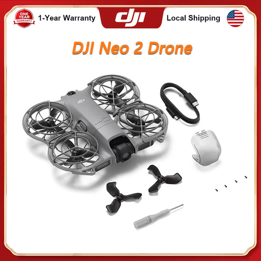 DJI Neo 2 Compact 4K Camera Drone Featuring Reliable Tracking Modes