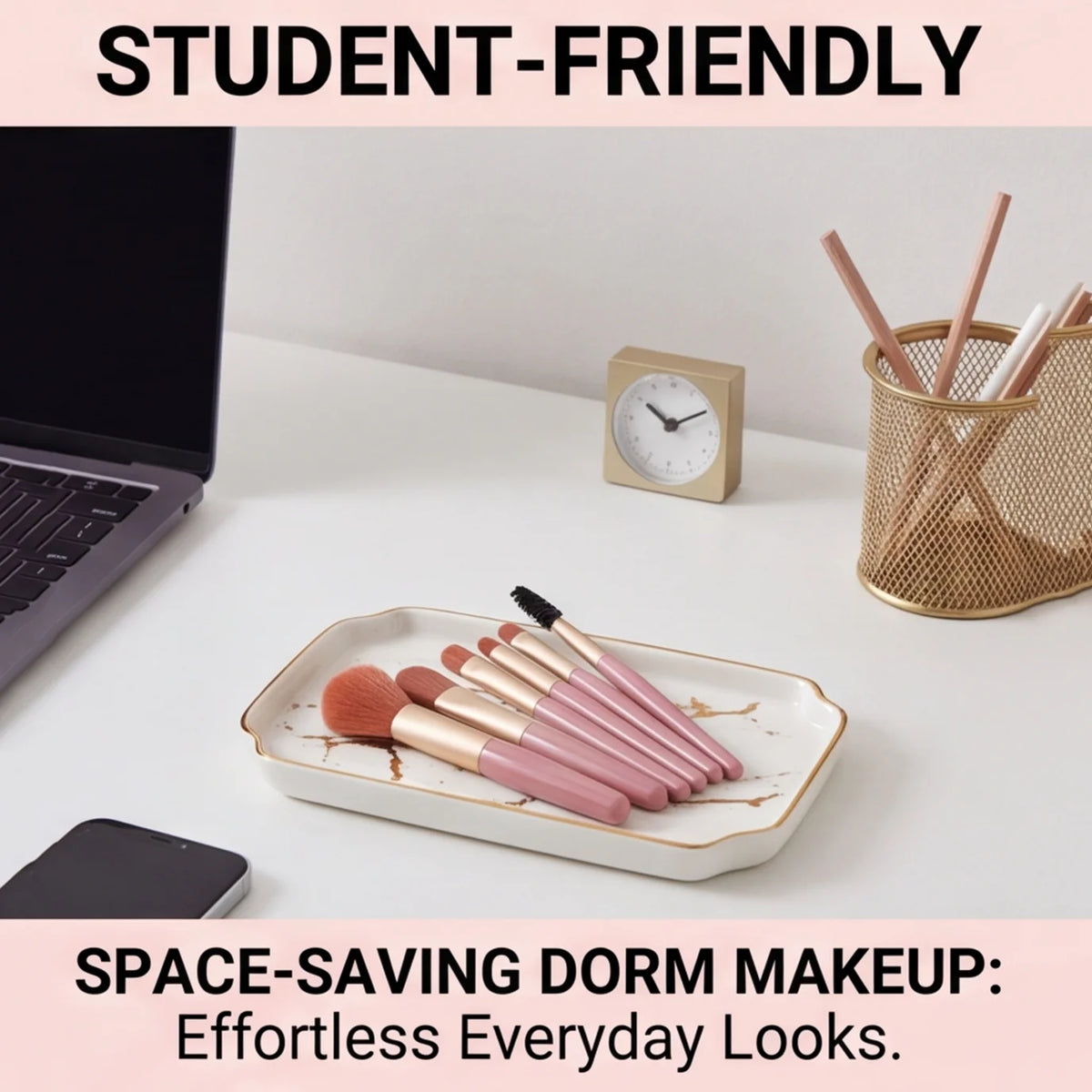 Yiganerjing Soft Makeup Brush Set With Synthetic Hair Bristles