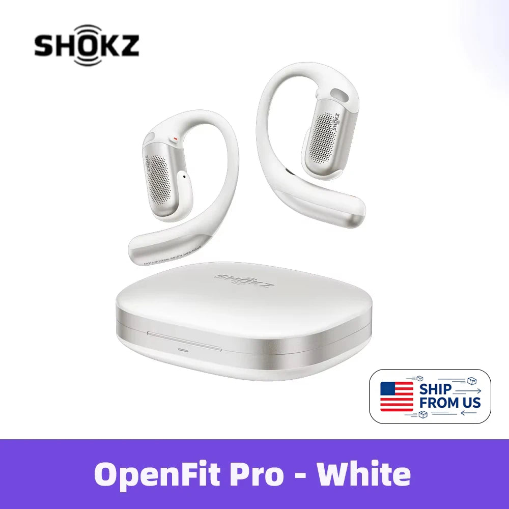 Shokz OpenFit Pro Open Ear Wireless Earbuds With Noise Reduction