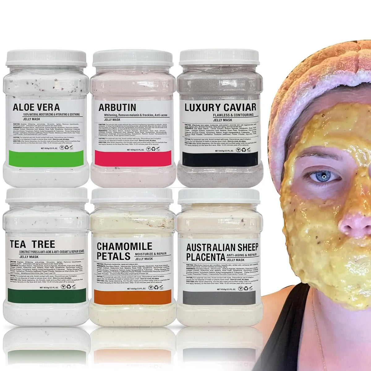 YMEYFAN Jelly Mask Powder For Professional Facial Skincare Treatments