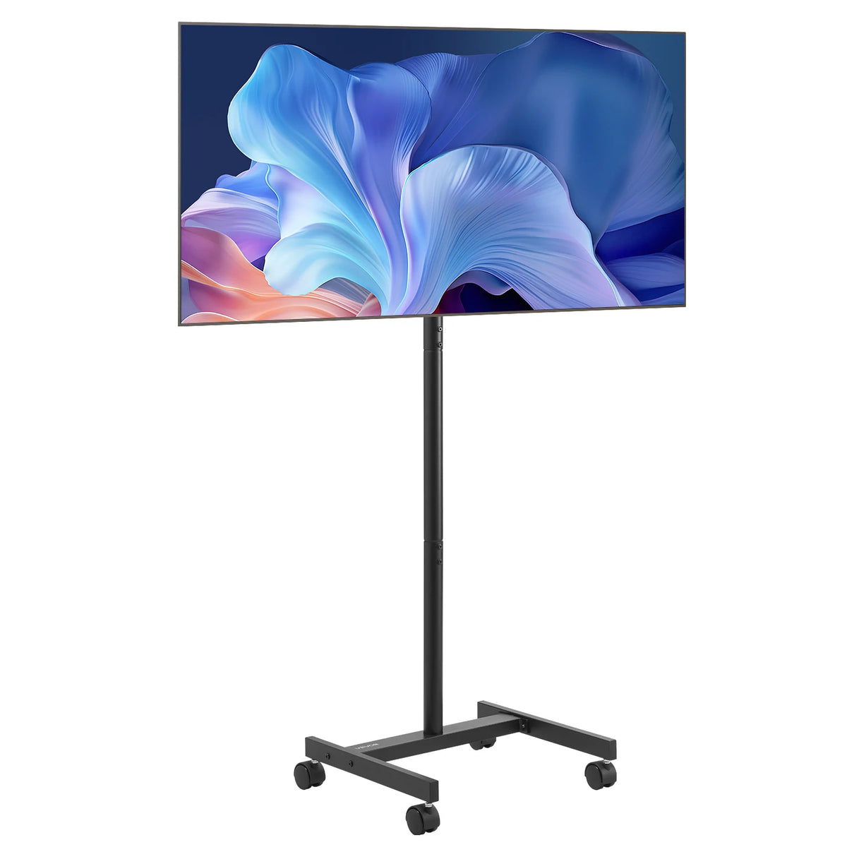 SucceBuy Rolling TV Stand With Wheels For Home And Office