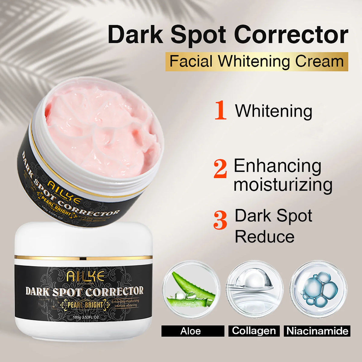 Ailke Dark Spot Corrector Whitening Cream For Face And Body