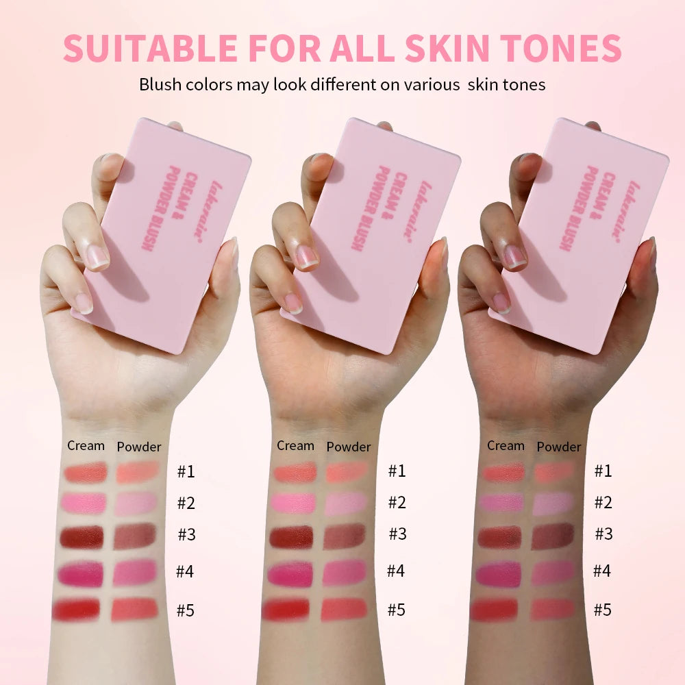 Lakerain Long Lasting Highly Pigmented Cream Powder Blush