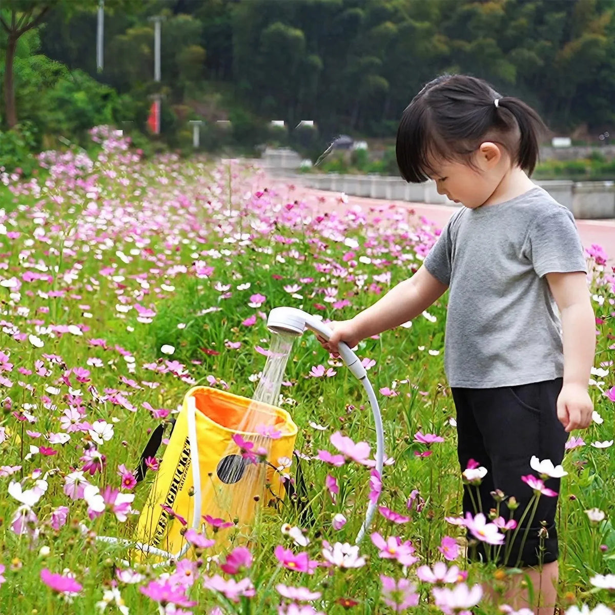Portable Handheld Rechargeable Shower Pump For Outdoors