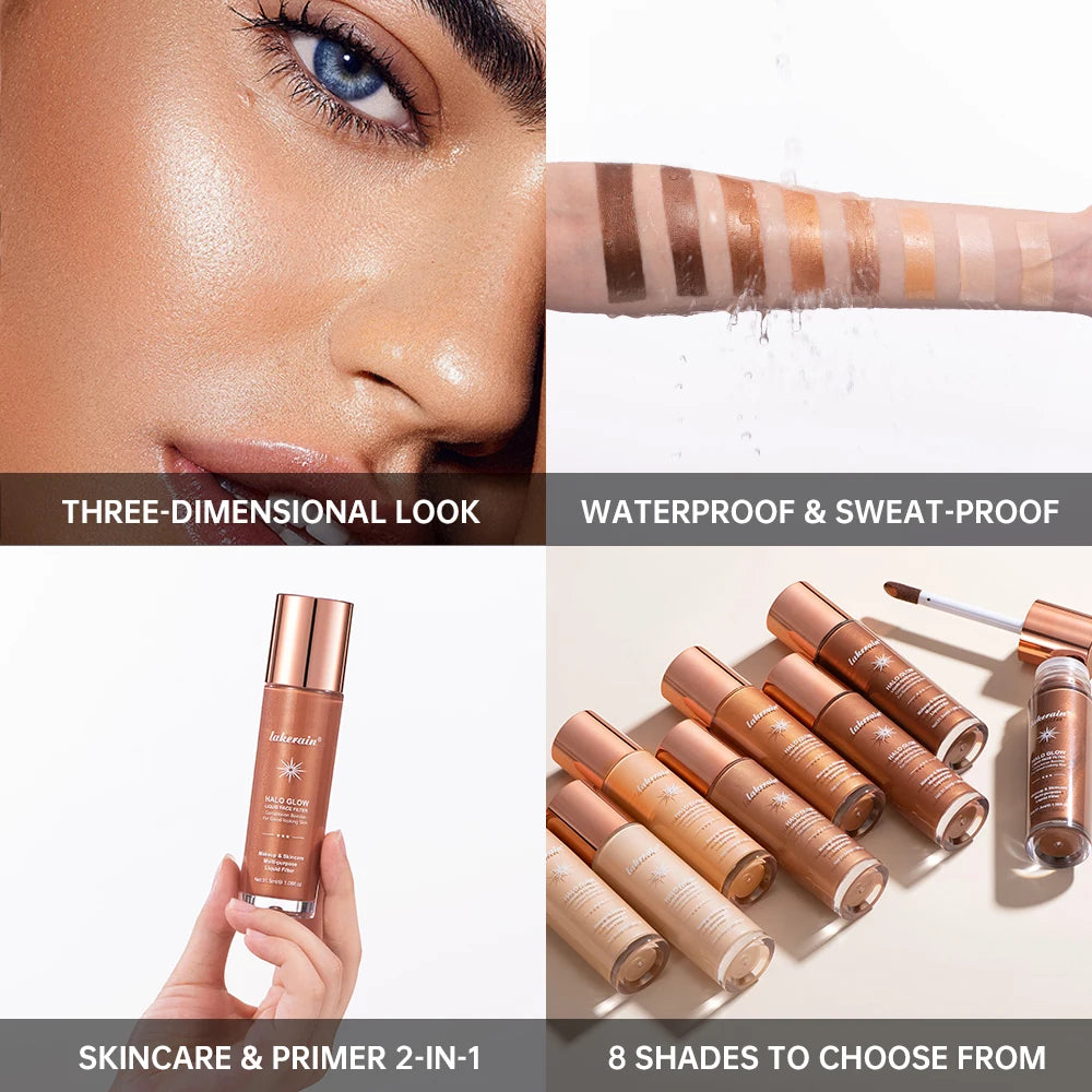 Lakerain Halo Glow Liquid Face Contouring Pearlescent Skin Brightener