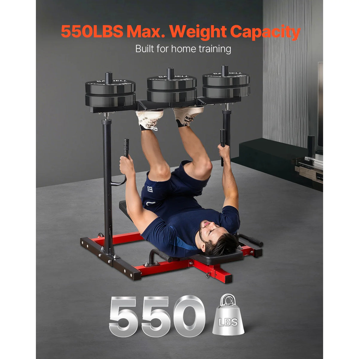 Vertical Leg Press Home Gym Machine Adjustable Strength Training