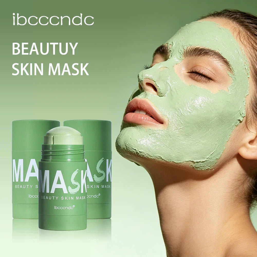 Green Tea Cleansing Mask Stick For Oily Face Pore Control