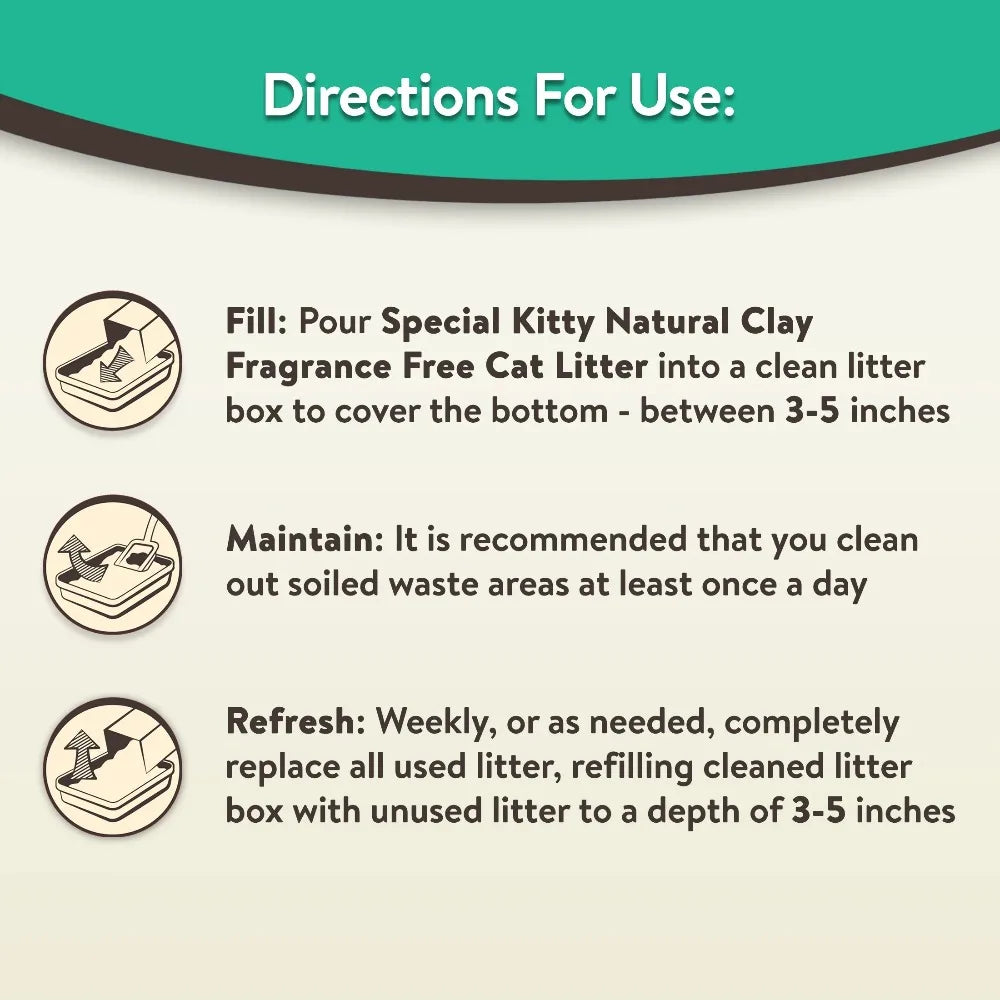 Special Kitty Clumping Cat Litter Fresh Scent Odor Control Formula