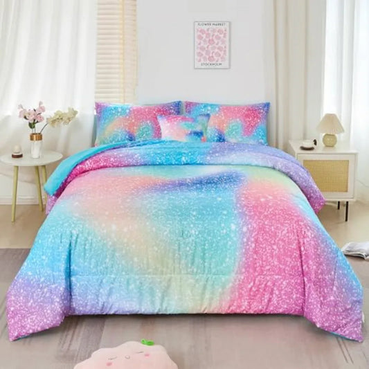 Girls Six Piece Comforter Set Complete Bedding Collection