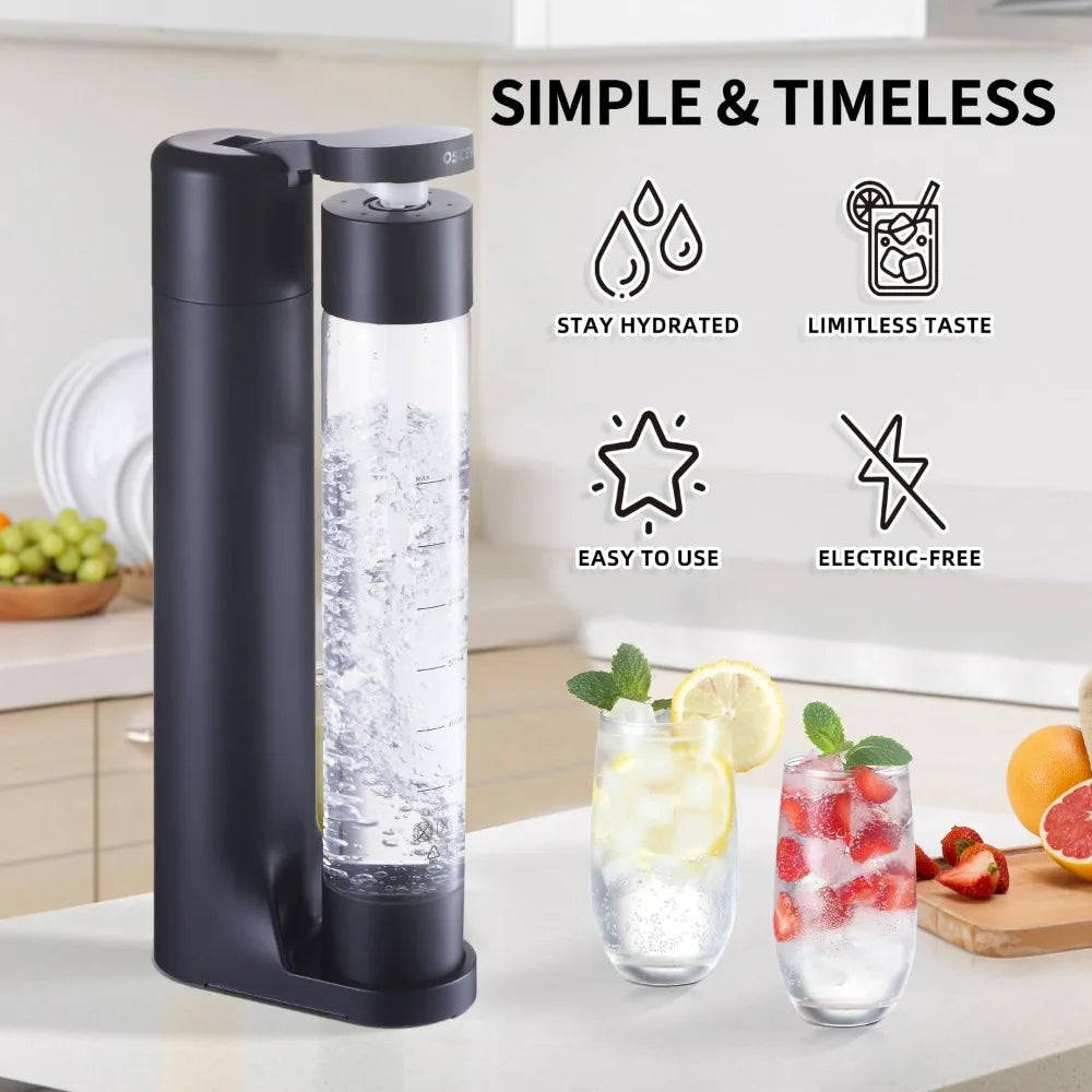 XMSJ Electric Sparkling Water Soda Maker Beverage Dispenser