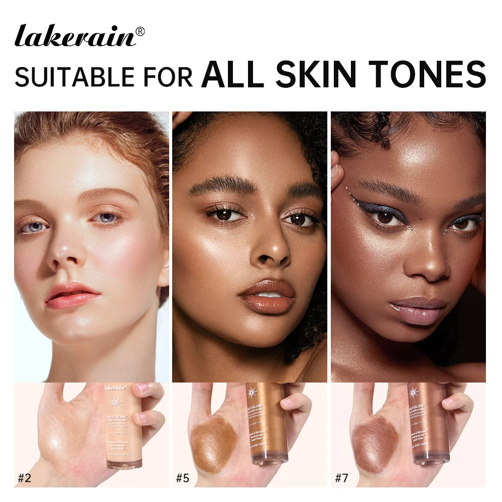Lakerain Halo Glow Liquid Face Contouring Pearlescent Skin Brightener
