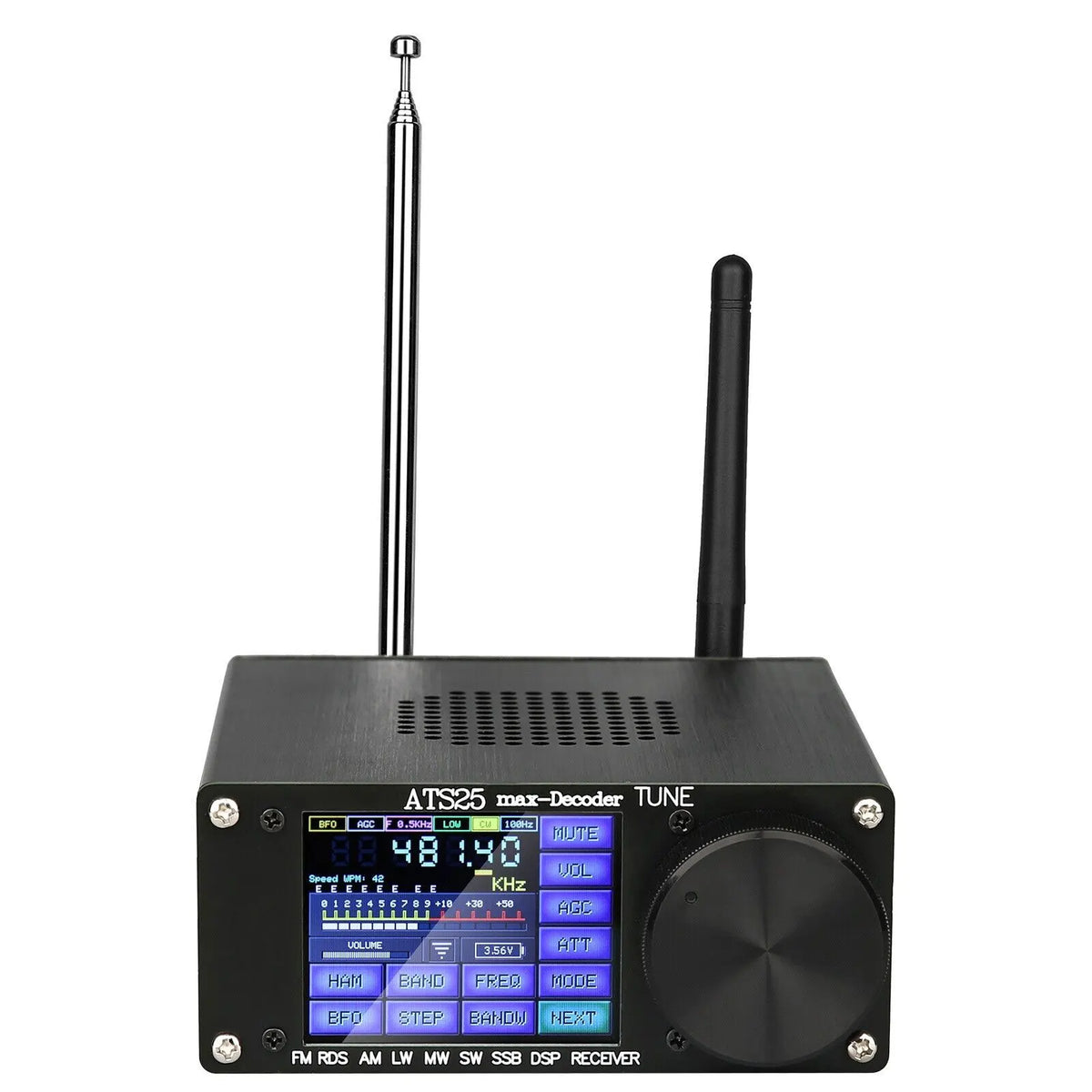 TZT ATS25Max Official High Sensitivity AM FM Shortwave Radio Receiver
