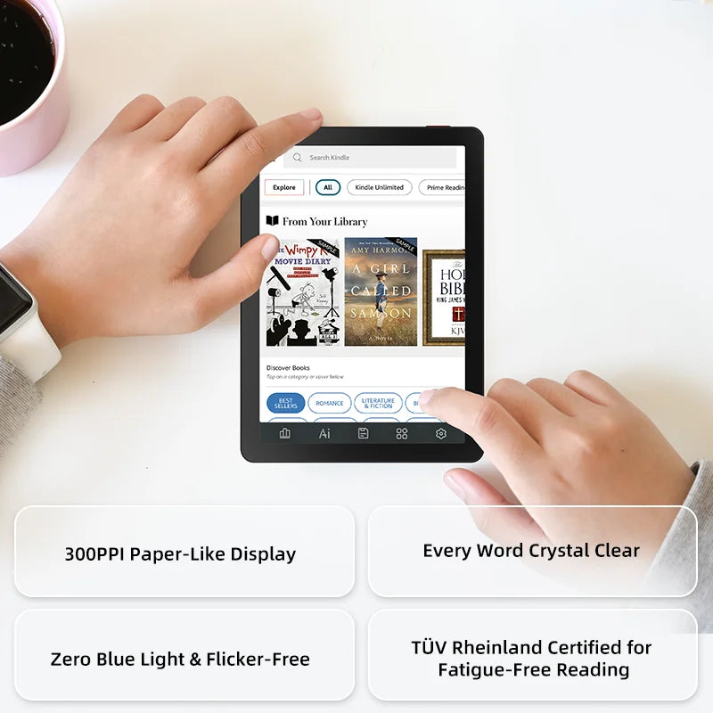 Bigme B6 Portable E-reader 300 PPI Android 14 Google Play