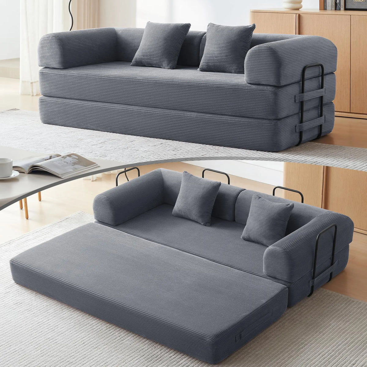 Convertible Futon Sofa Bed Sleeper Couch for Living Room