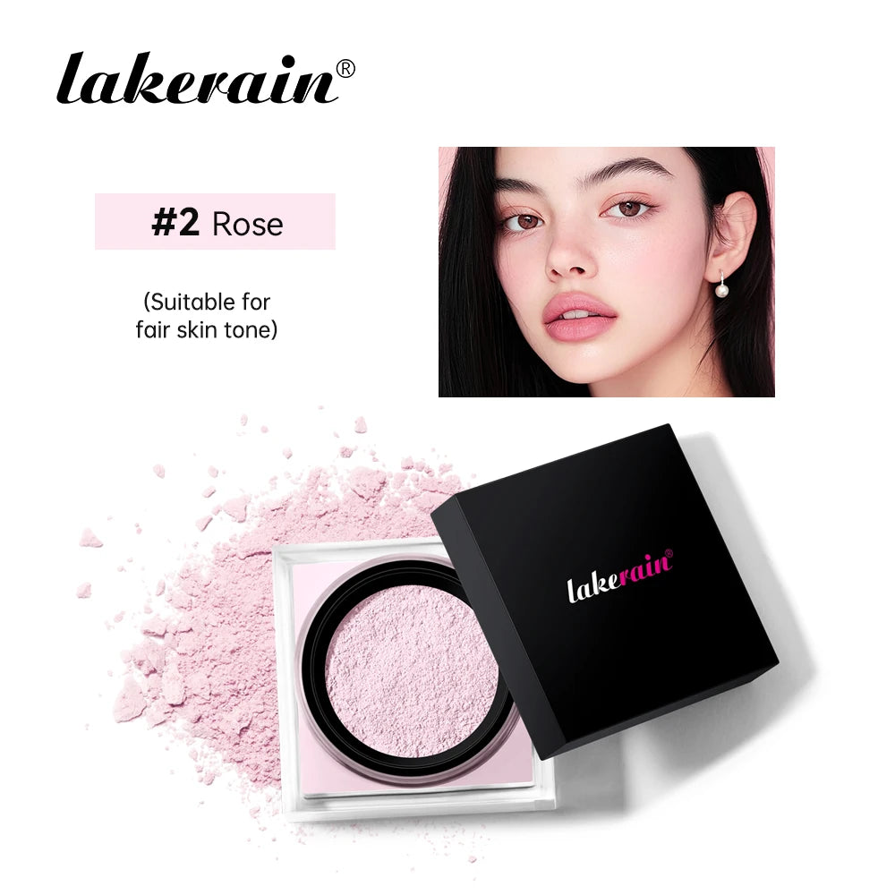 Lakerain Loose Baking Setting Powder Mattifying Waterproof Face Makeup