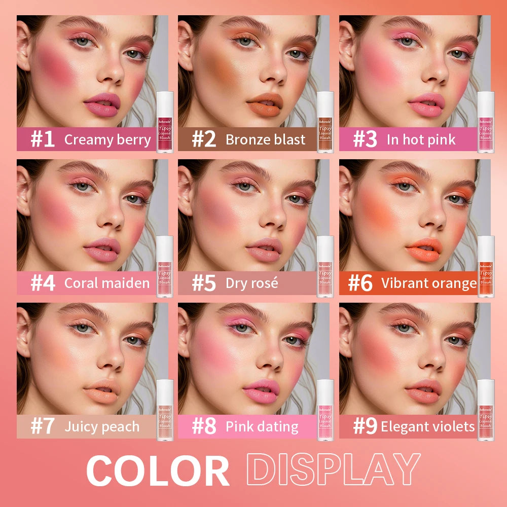 Lakerain Liquid Blush Blendable Long Wearing Cheek Tint Face