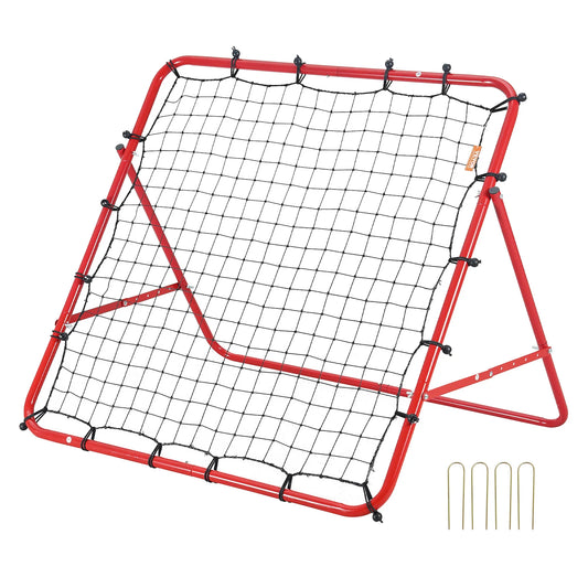 Adjustable Portable Soccer Rebounder Net Football Training Gear