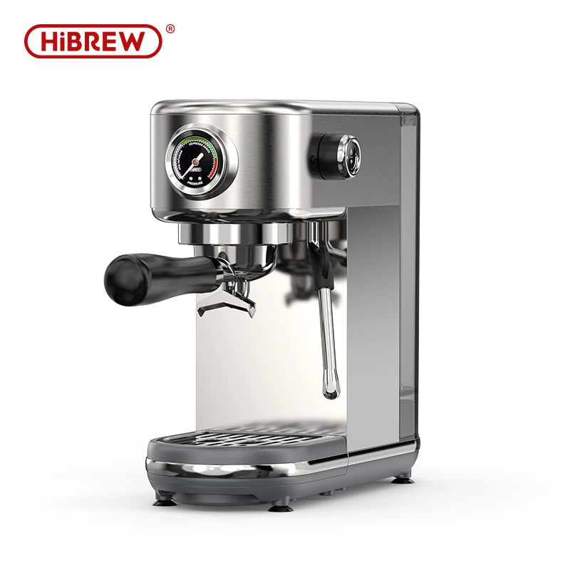 HiBREW Semi Automatic Espresso Coffee Machine With Adjustable Temperature
