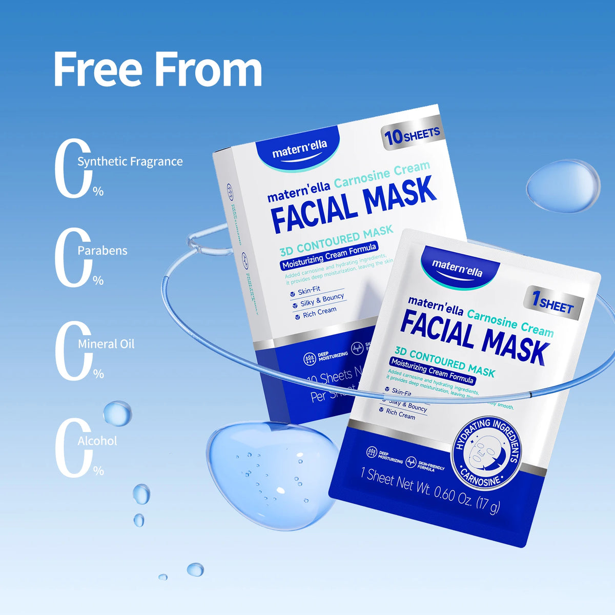 Maternella Carnosine Repair and Firming Cream Mask With Peptides