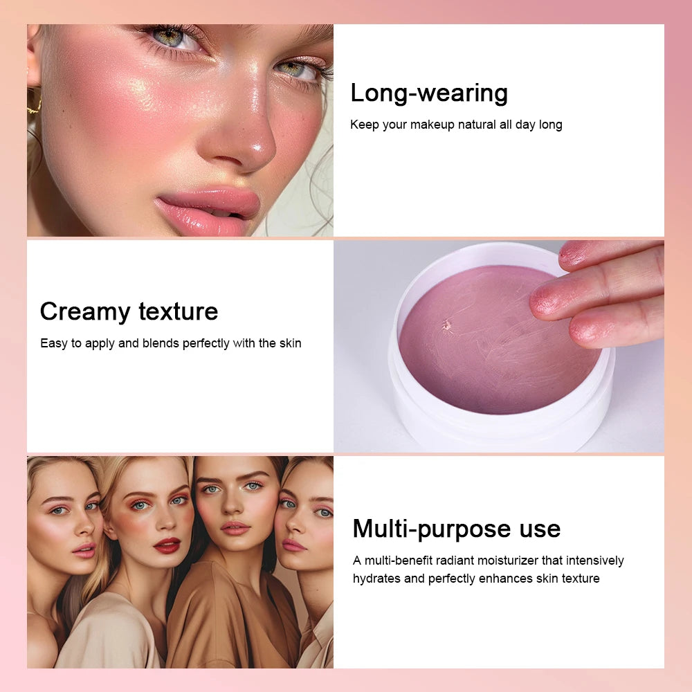 Lakerain Multi Purpose Cream Blush For Face Lips And Eyes