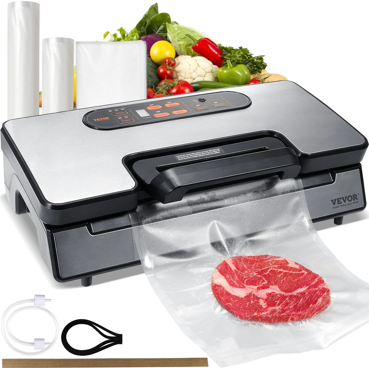 SucceBuy Vacuum Sealer For Food Packaging And Kitchen Household Use