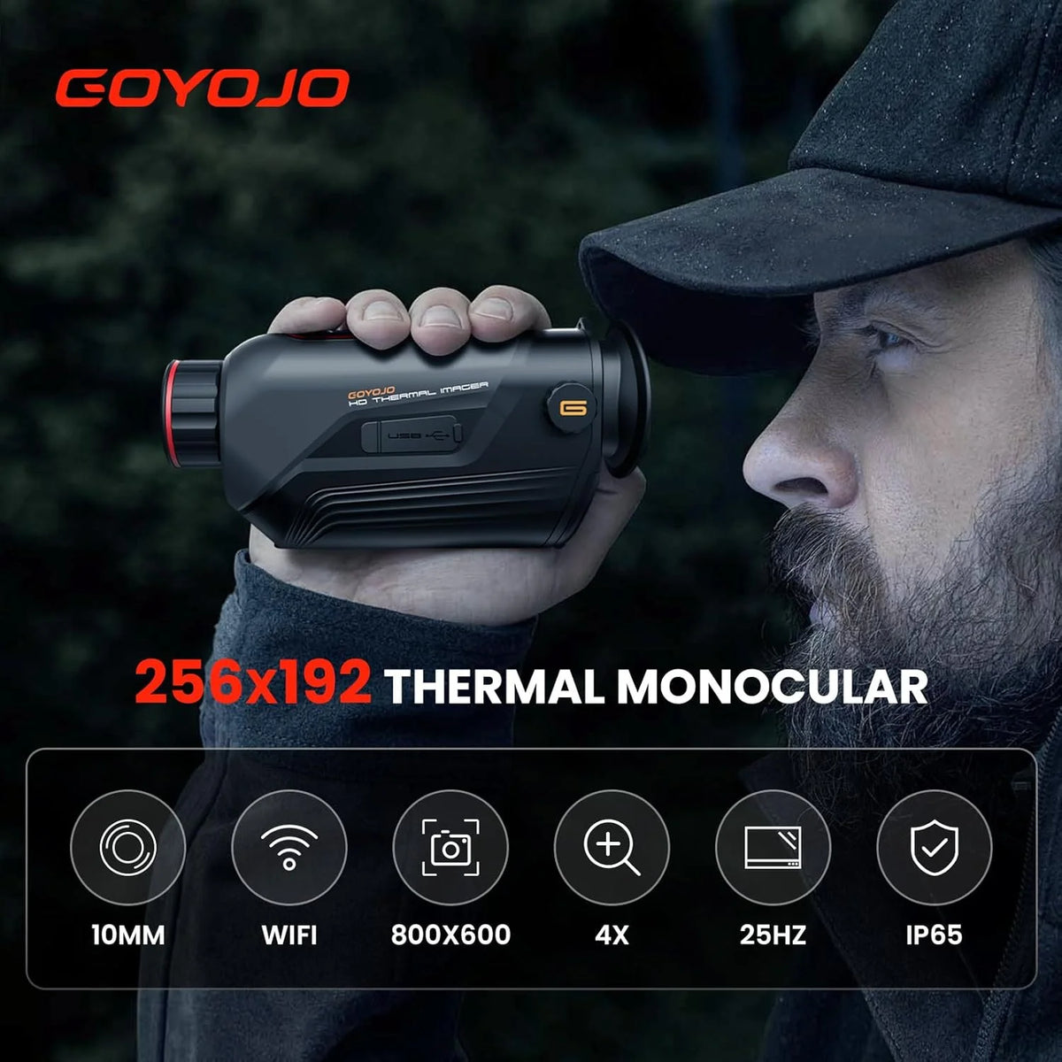 Goyojo Thermal Imaging Monocular 256x192 Night Vision Camera