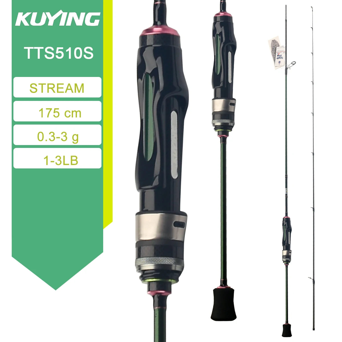 Kuying Teton Carbon Spinning Casting Fishing Lure Rod