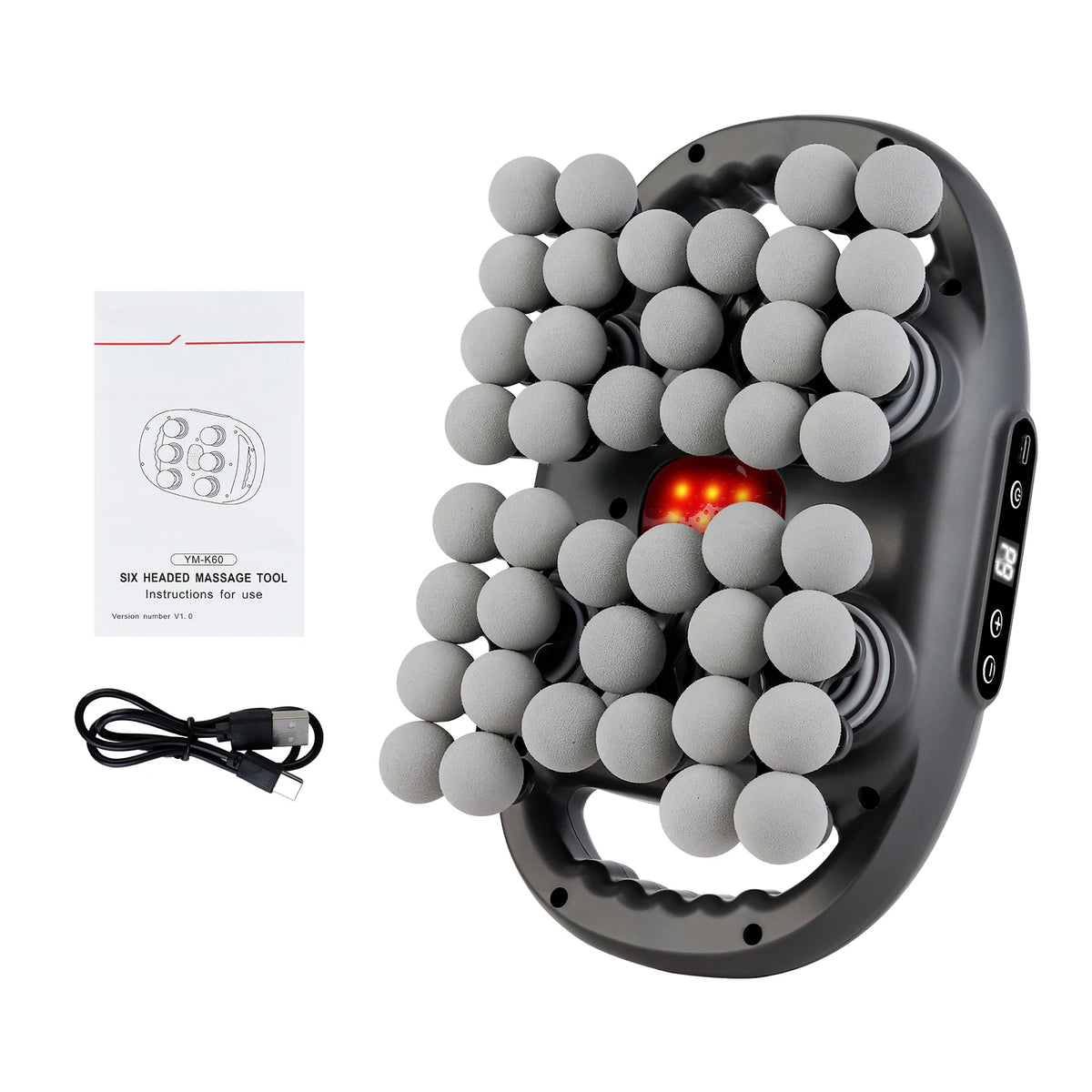 Iebilif 9-Speed Wireless Fascia Gun with Vibration Body Massager