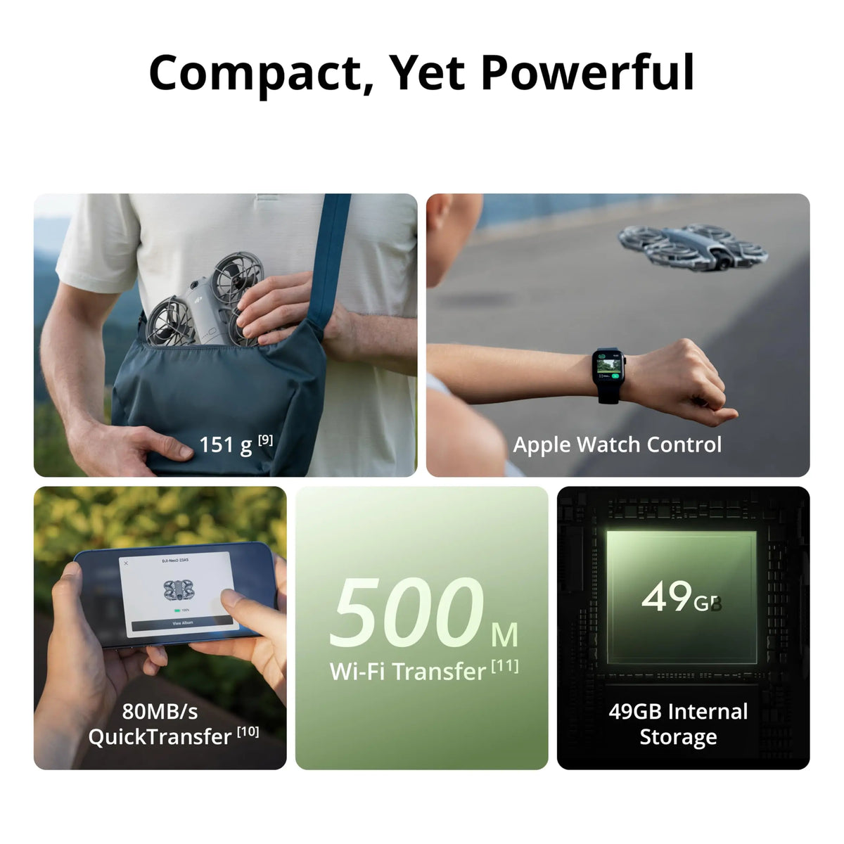DJI Neo 2 Compact 4K Camera Drone Featuring Reliable Tracking Modes