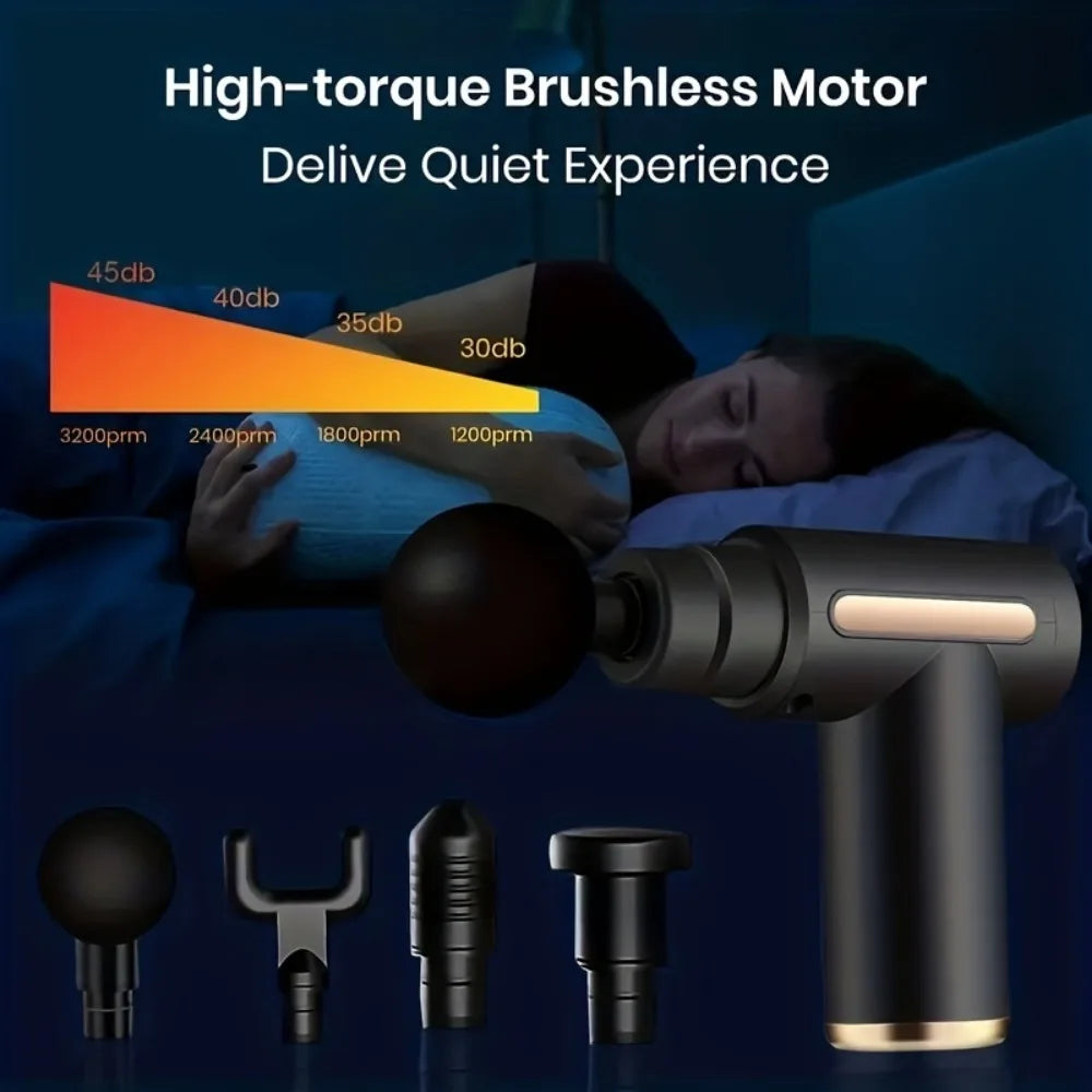 Portable Percussion Massage Gun For Deep Tissue Relaxation