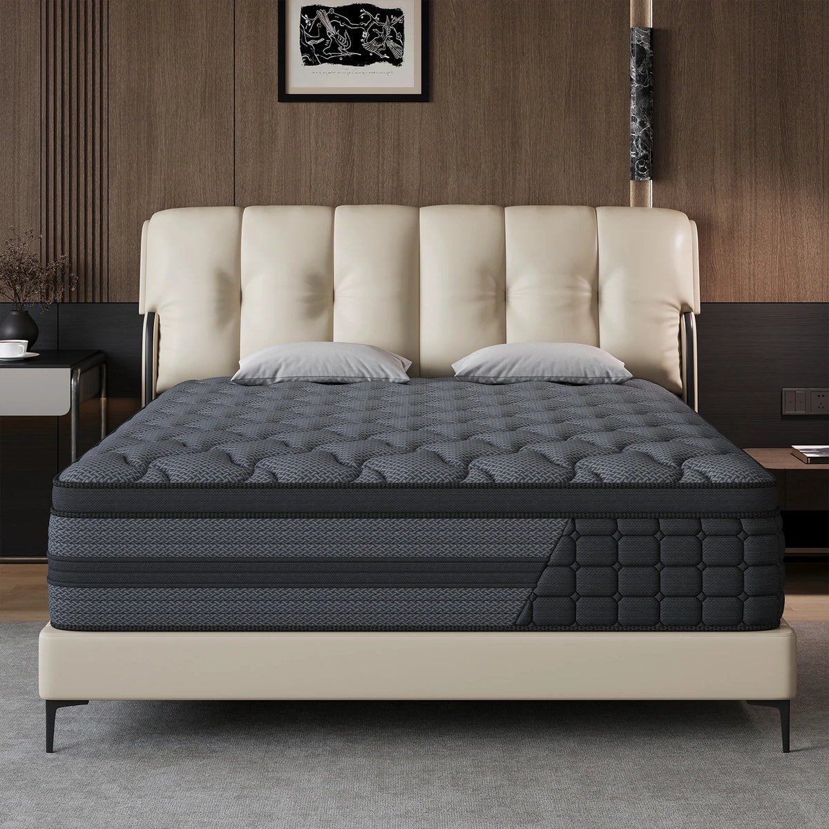 Firm Hybrid Mattress With Gel Memory Foam And Pocket Springs