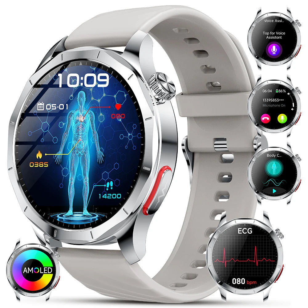 Marsyu ECG PPG Health Smart Watch Blood Pressure Tracker