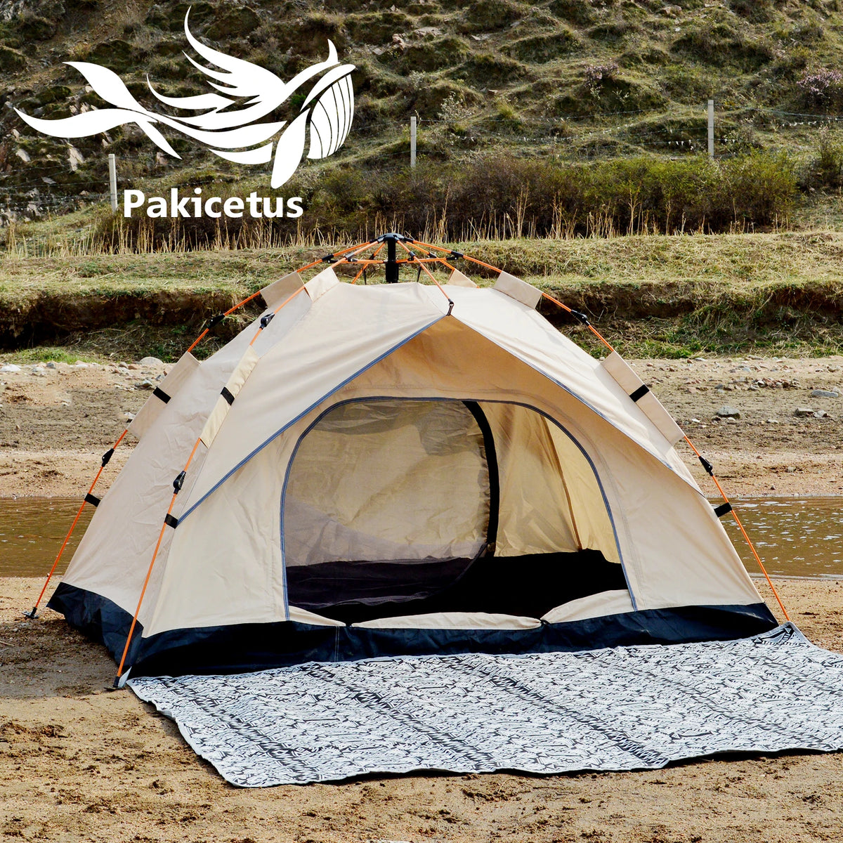 Pakicetus Instant Pop Up Tent For Beach And Camping Shelter