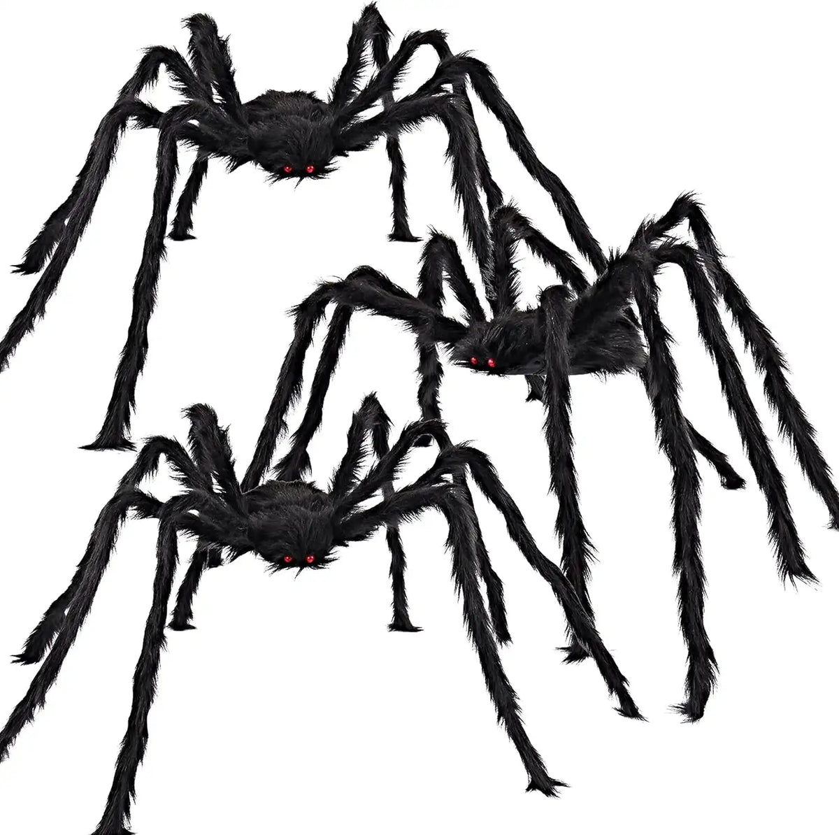 Joyfy Realistic Giant Spider Halloween Yard Decorations