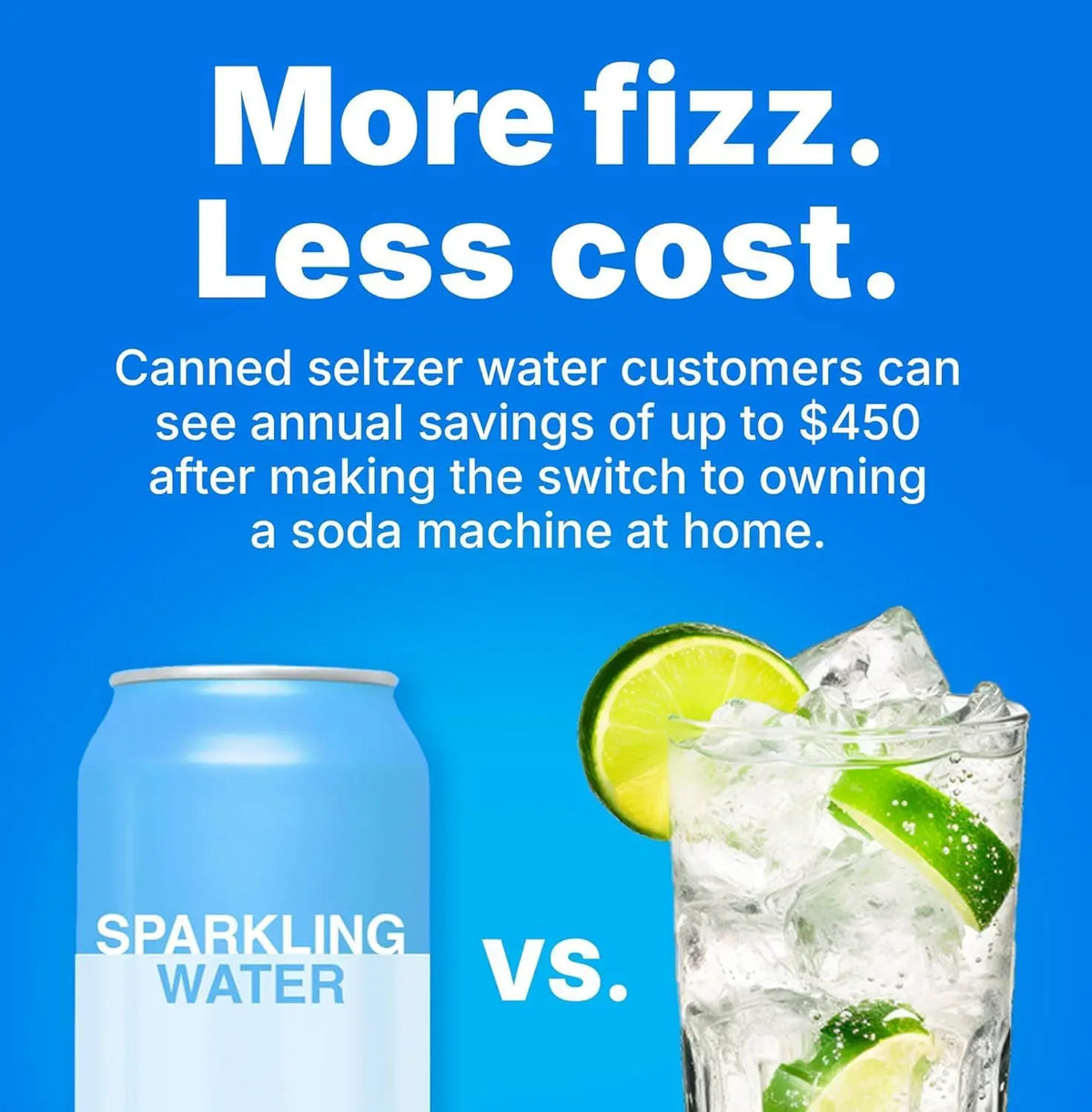 XMSJ Electric Sparkling Water Maker With Reusable Carbonation Bottle