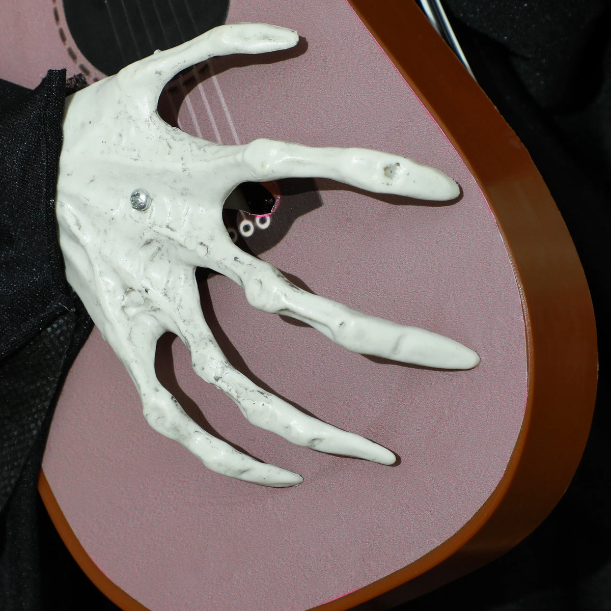 Guitar Playing Grim Reaper Outdoor Halloween Animatronic Decoration