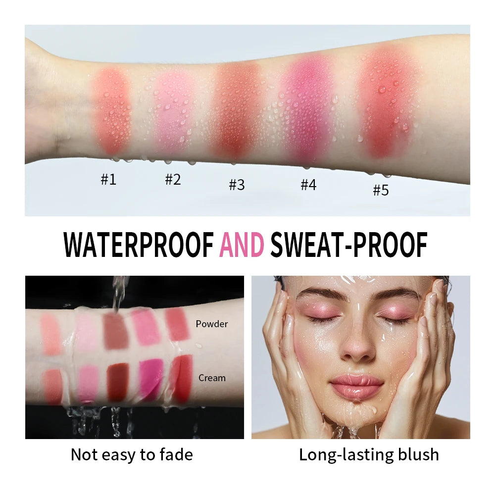 Lakerain Long Lasting Highly Pigmented Cream Powder Blush