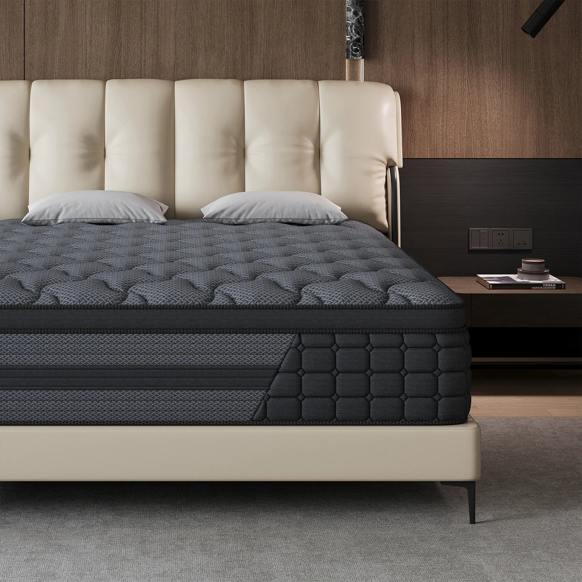 Luxury Gel Memory Foam Hybrid Mattress With Euro Top