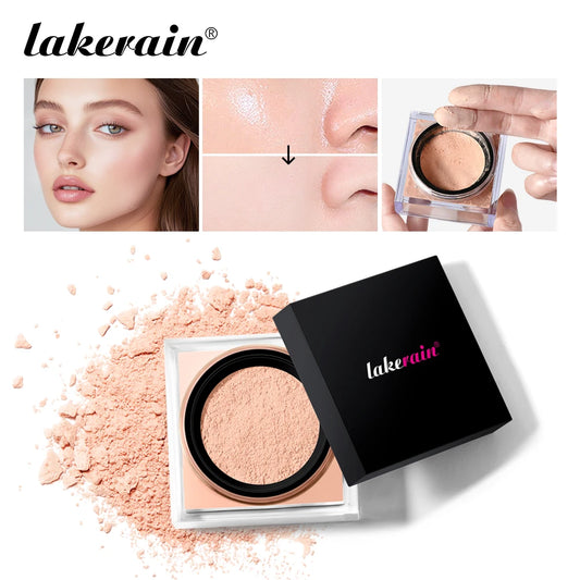 Lakerain Loose Baking Setting Powder Mattifying Waterproof Face Makeup