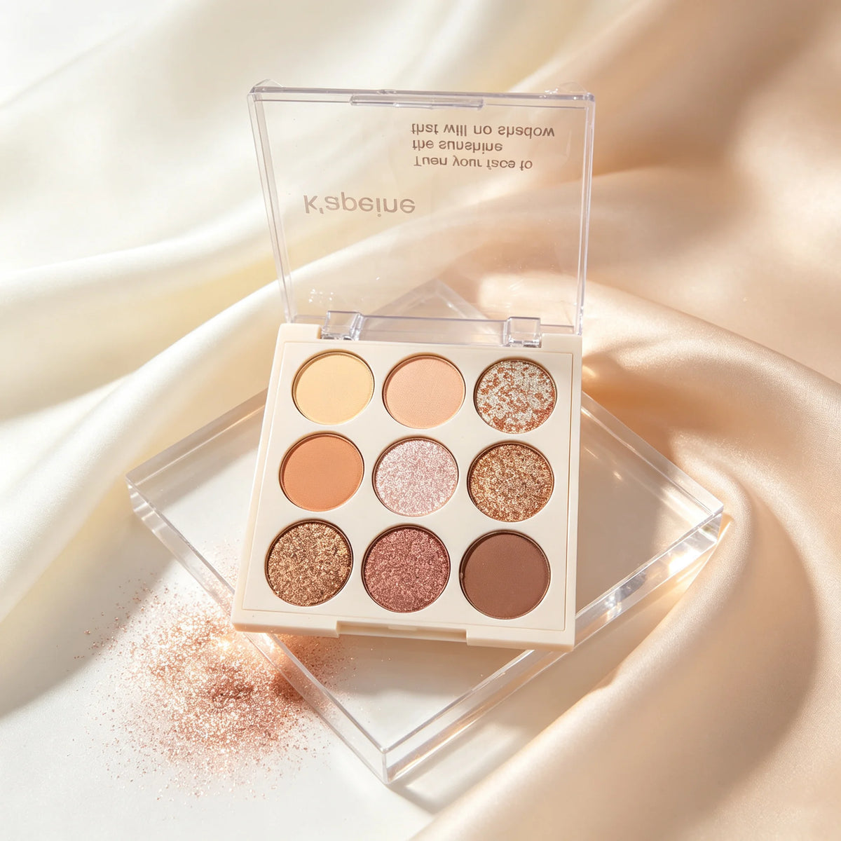 9 Grid Multifunctional Highlighter Blush Contour Palette