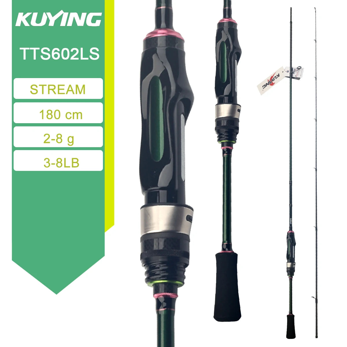 Kuying Teton Carbon Spinning Casting Fishing Lure Rod