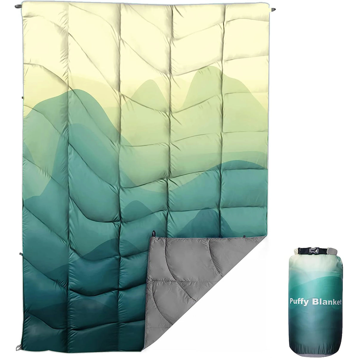 Portable Waterproof Fluffy Camping Picnic Blanket With Bag