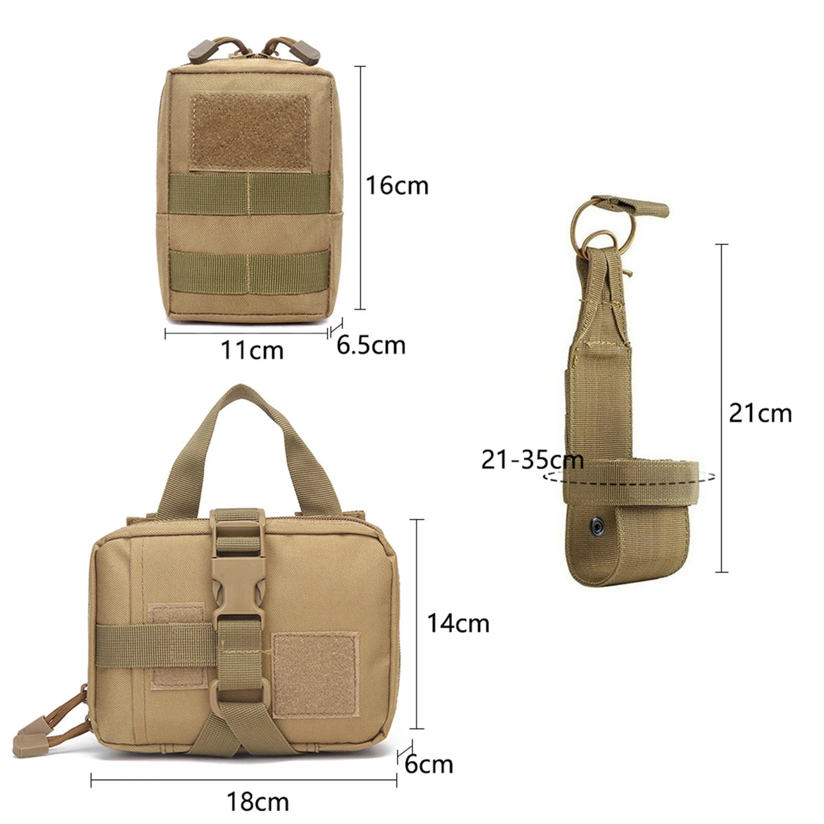 Nylon Tactical Dog Harness With Molle Pouches And Quick Release