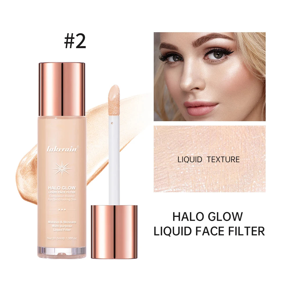 Lakerain Halo Glow Liquid Face Contouring Pearlescent Skin Brightener