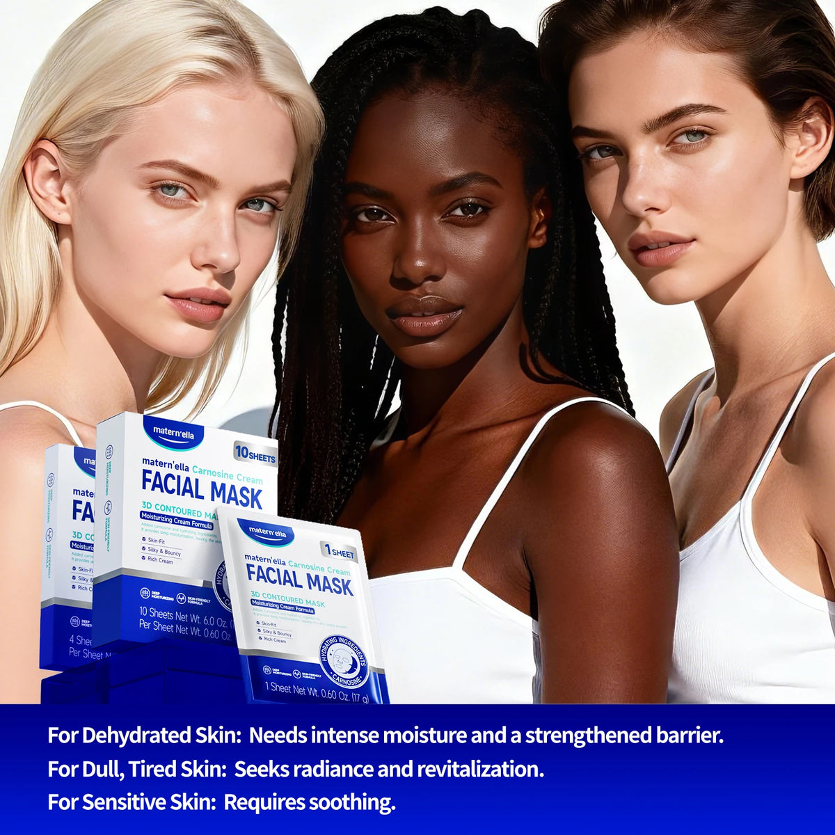 Maternella Carnosine Repair and Firming Cream Mask With Peptides