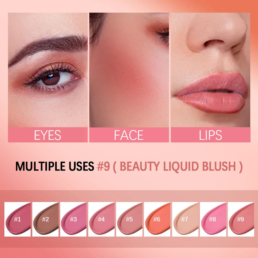 Lakerain Liquid Blush Blendable Long Wearing Cheek Tint Face