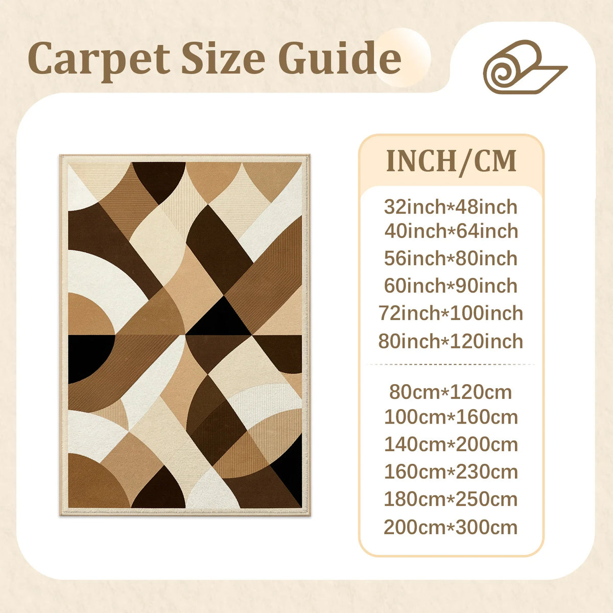Abstract Geometric Velvet Area Rug Machine Washable Plush Floor Mat