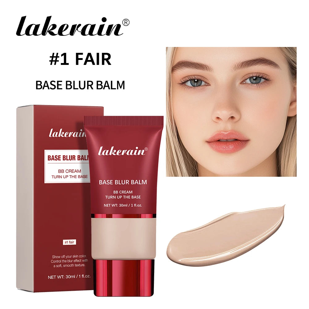 Ibcccndc Matte Base Blur Balm Waterproof Long Lasting Concealer
