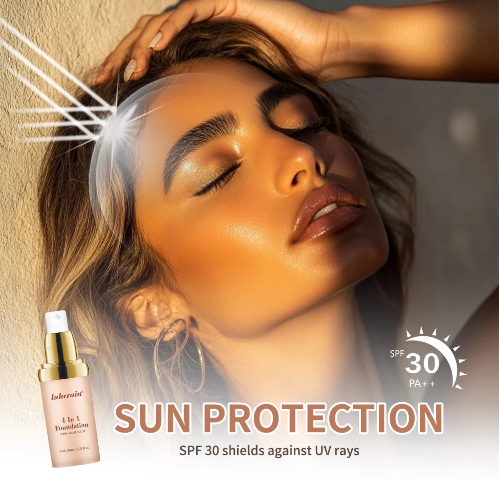 Lakerain 4 In 1 Foundation Brightening Concealer With SPF30
